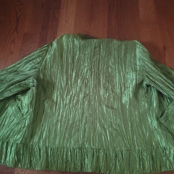 Adele Dallas Orr green dressy jacket size small - Picture 4 of 4